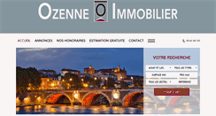 Desktop Screenshot of ozenneimmobilier.com