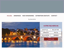 Tablet Screenshot of ozenneimmobilier.com